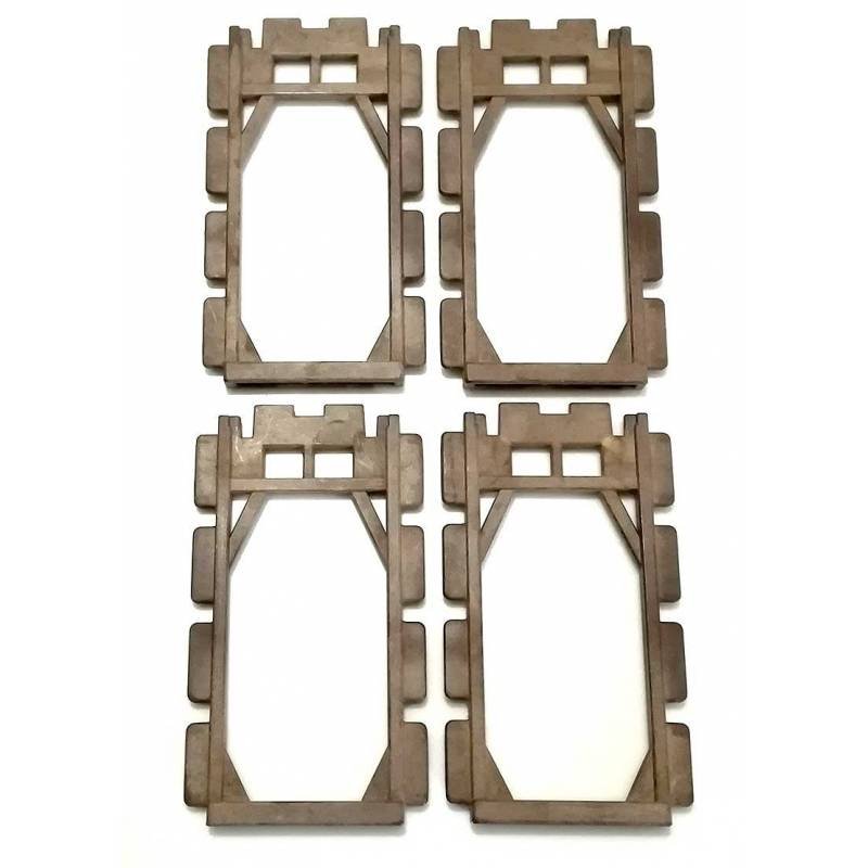 Lote de 4 conectores Castillo Famobil Ref 3446