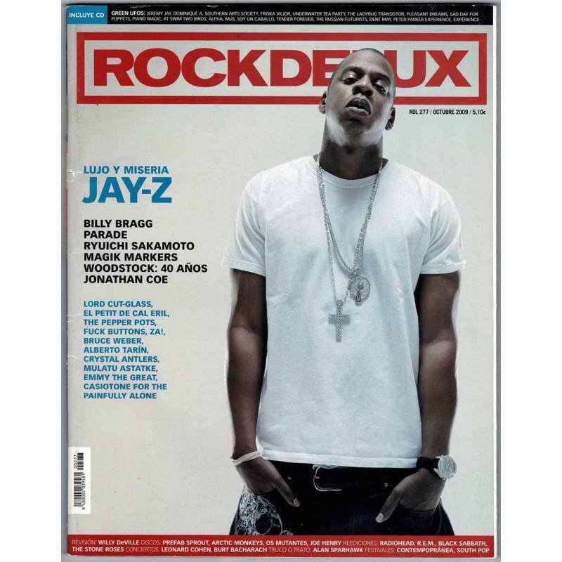 Rockdelux No. 277. Octubre 2009. Jay-Z. Parade. Ryuichi Sakamoto