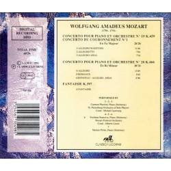 Mozart - Concerto pour Piano et Orchestre No. 19. C. Couronnement No. 1 & 20. CD