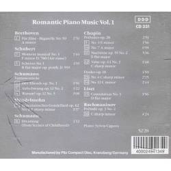 Romantic Piano Music Vol. 1. Vienna Master Series. CD