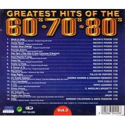 Greatest Hits of 60's 70's 80's Vol. 3. CD