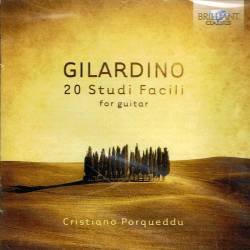 Cristiano Porqueddu - Gilardino 20 Studi Facili for guitar. CD