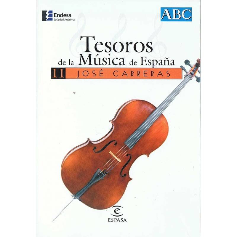 Tesoros de la Música de España Nº 11. José Carreras. CD