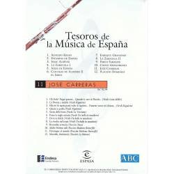 Tesoros de la Música de España Nº 11. José Carreras. CD