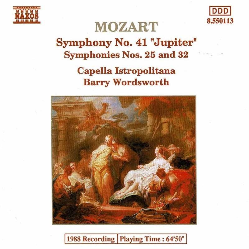 Mozart - Symphony No. 41 Jupiter. Symphonies Nos. 25 and 32. CD