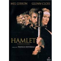 Hamlet. El honor de la venganza. Mel Gibson y Glenn Close. DVD