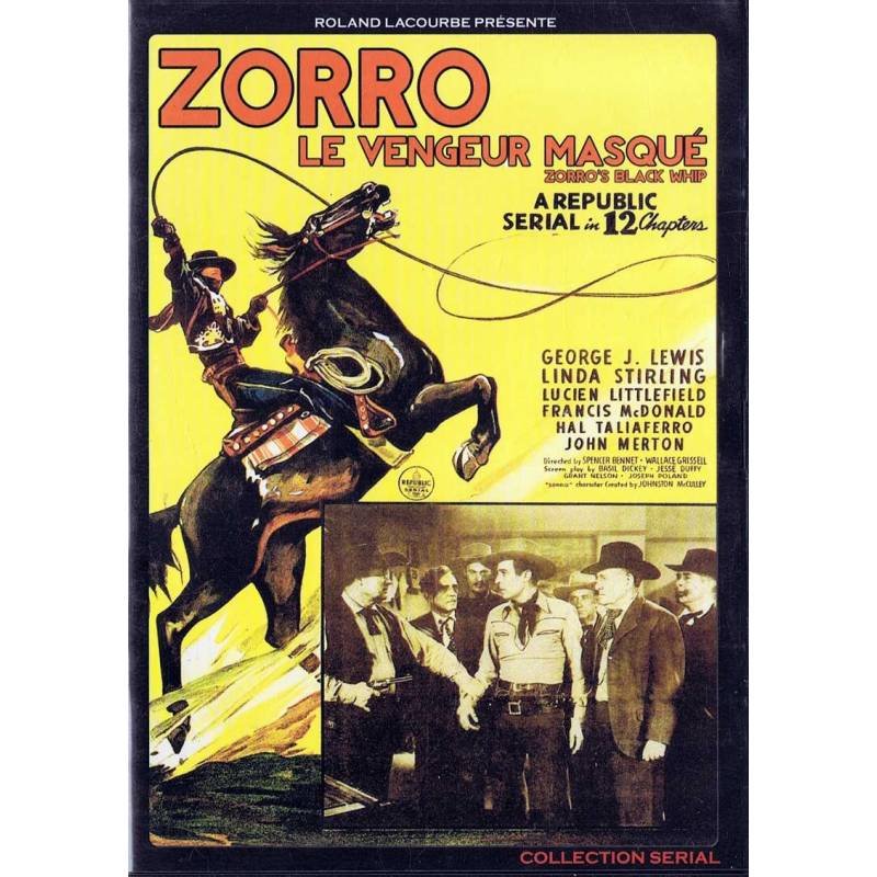 Zorro Le Vengeur Masqué. Serial en 12 episodes (2 DVD)