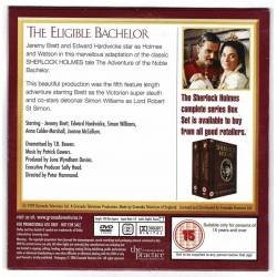 Sherlock Holmes. The Elegible Bachelor. Promo DVD