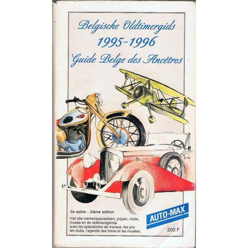 Belgische Oldtimergids 1995-1996. Guide Belge des Ancetres