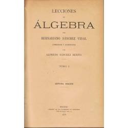 Lecciones de Algebra. Tomo I - Bernardino Sánchez Vidal