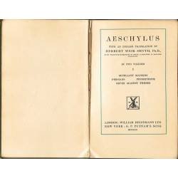 Aeschylus. 2 Vols