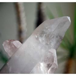Impresionante Punta de Cuarzo Transparente
