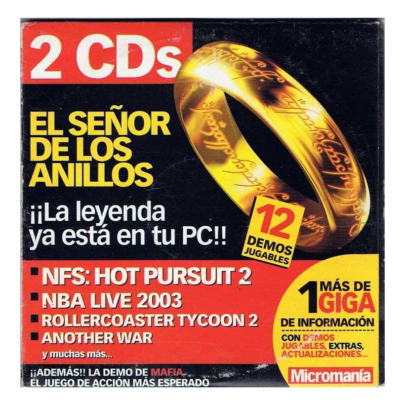 CD Micromanía (2 CDs). El Señor de los Anillos. NFS: Hot Pursuit 2 y otros