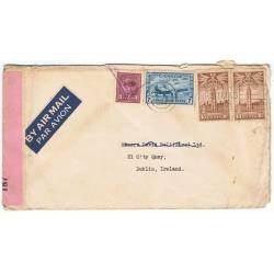 Sobre circulado correo aéreo desde British Columbia Seeds a Dublin, Irlanda 1944