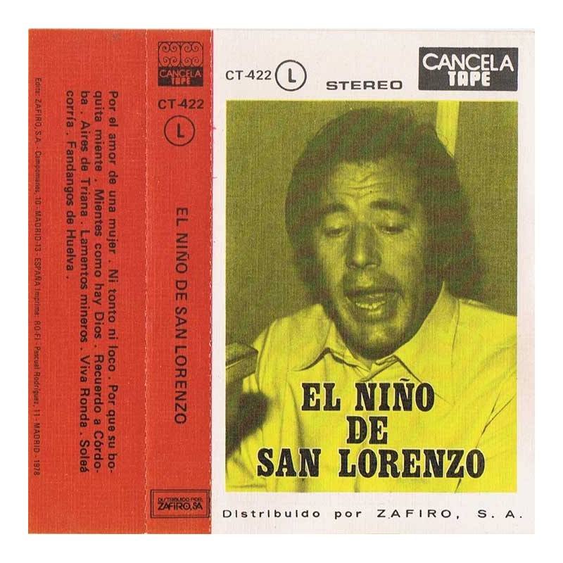 Casete El Niño de San Lorenzo - Por el amor de una mujer - Cancela Tape 1978