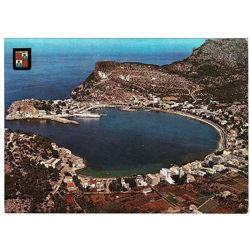 Postal grande Mallorca. Puerto de Soller. Vista aérea Nº G-54