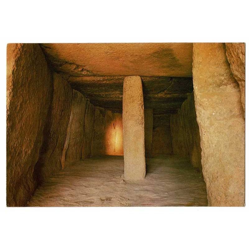 Postal Málaga. Antequera. Cueva de Menga. Monumento Nacional Nº 693