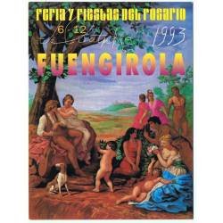 Postal de Fuengirola, Málaga. Feria y Fiestas del Rosario 1993. Imp. Mediterráneo. Sin circular