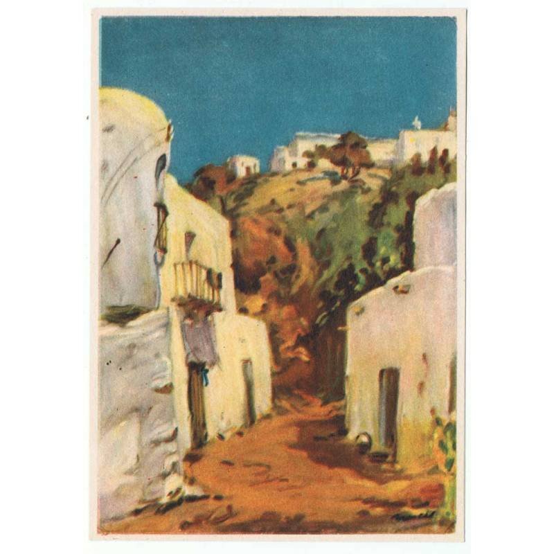 Postal de Sta. Eulalia del Rio. Ibiza, Baleares. Ilustrada por Tusell Nº 7