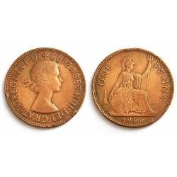 Moneda Inglaterra 1 Penique...