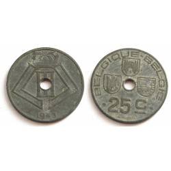 Moneda Bélgica 25 Centimes...