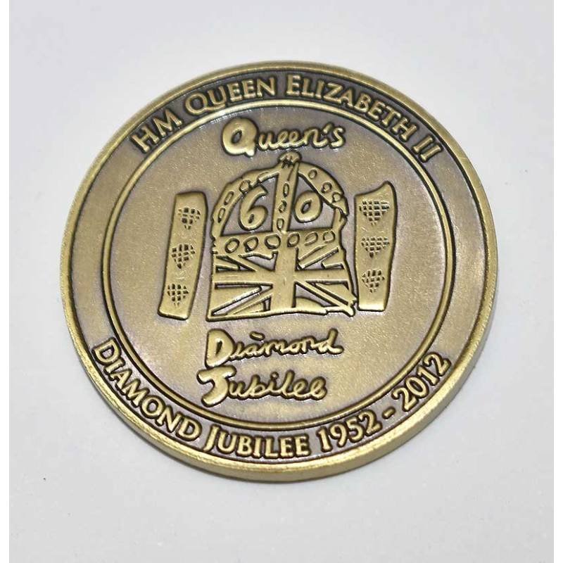 Moneda conmemorativa Diamond Jubilee Queen Elizabeth II 2012