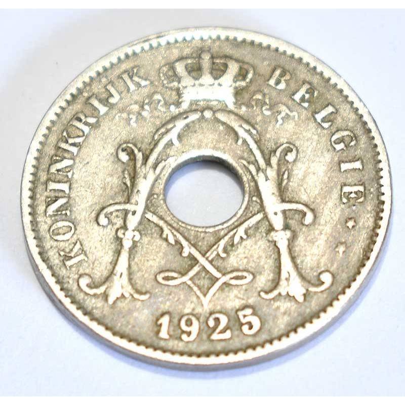 Moneda Bélgica 10 cent 1925