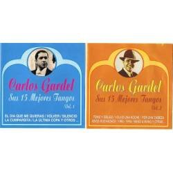 Carlos Gardel - Sus 15 Mejores Tangos. Vol. 1 + Vol. 2 - Astro 1997 (2 CDs)