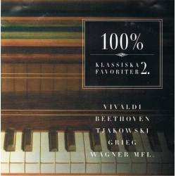 100% Klassiska Favoriter 2 - Vivaldi, Beethoven, Bruch, Grieg, Tjakowski, Wagner... Bella Musica 1996