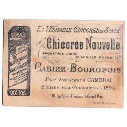 Cromo publicitario Chicorée Casiez Bourgeois. Armée Française. Sergent Regt. Champagne 1676