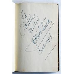 Libreta con autógrafos originales de artistas del cine y teatro sueco y danés de los años 40