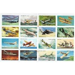 Album de cromos Aviones. 32 cromos. Susaeta 1971. Completo