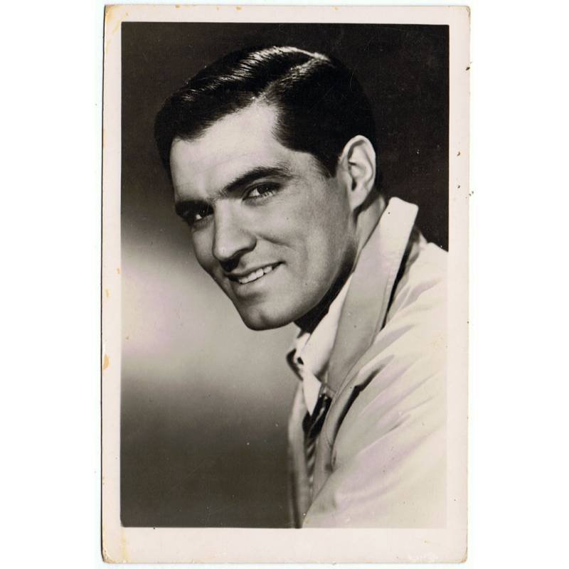 Tarjeta fotográfica del actor John Gavin. Paramount. Película Psycho. Ed. Bonet
