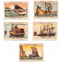 Colección de 5 cromos...