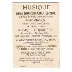 Antiguo cromo publicitario de Emile Marchand, Editeur