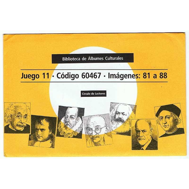 Juego Nº 11. Fotocromos 81 a 88. 25 personajes que cambiaron el mundo