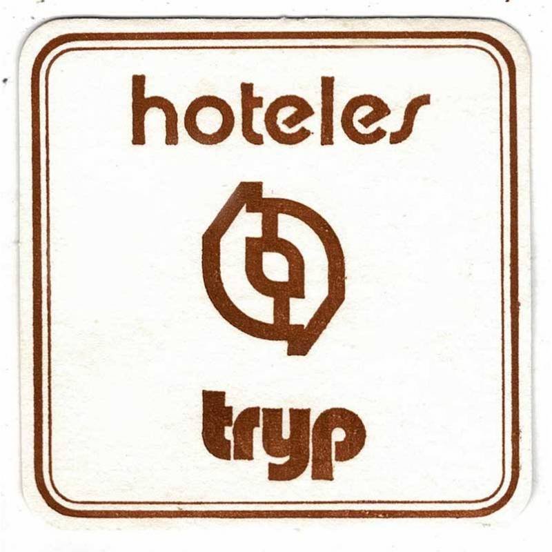 Posavasos Hoteles Tryp. Años 80