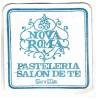 Posavasos Nova Roma Pastelería Salón de Te, Sevilla. Años 80