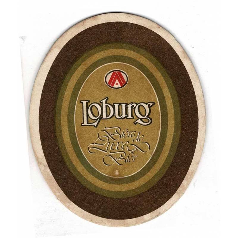 Posavasos Cerveza Loburg. Años 80