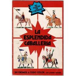 Album de cromos La Espléndida Caballeria. Completo