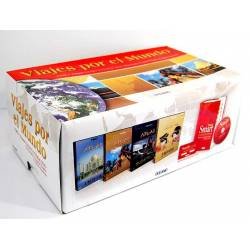 Viajes por el Mundo. Caja con 4 DVD+Nuevo Smart Interactivo Diccionario Español-Inglés