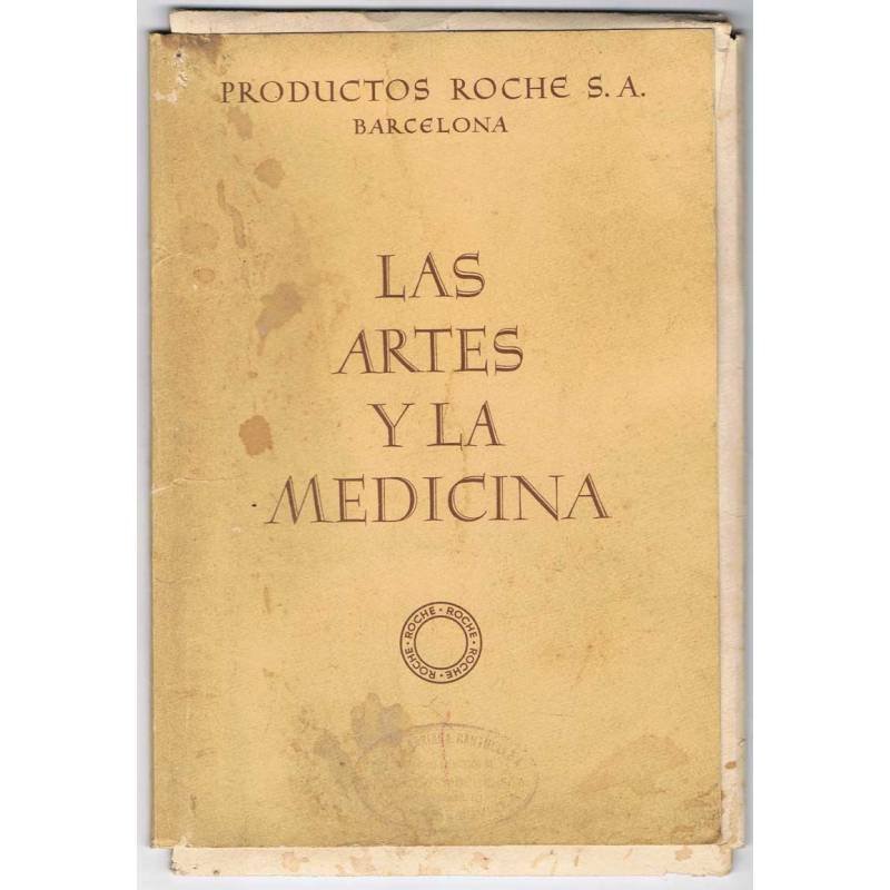 Las Artes y la Medicina. Carpeta con 9 láminas desplegables