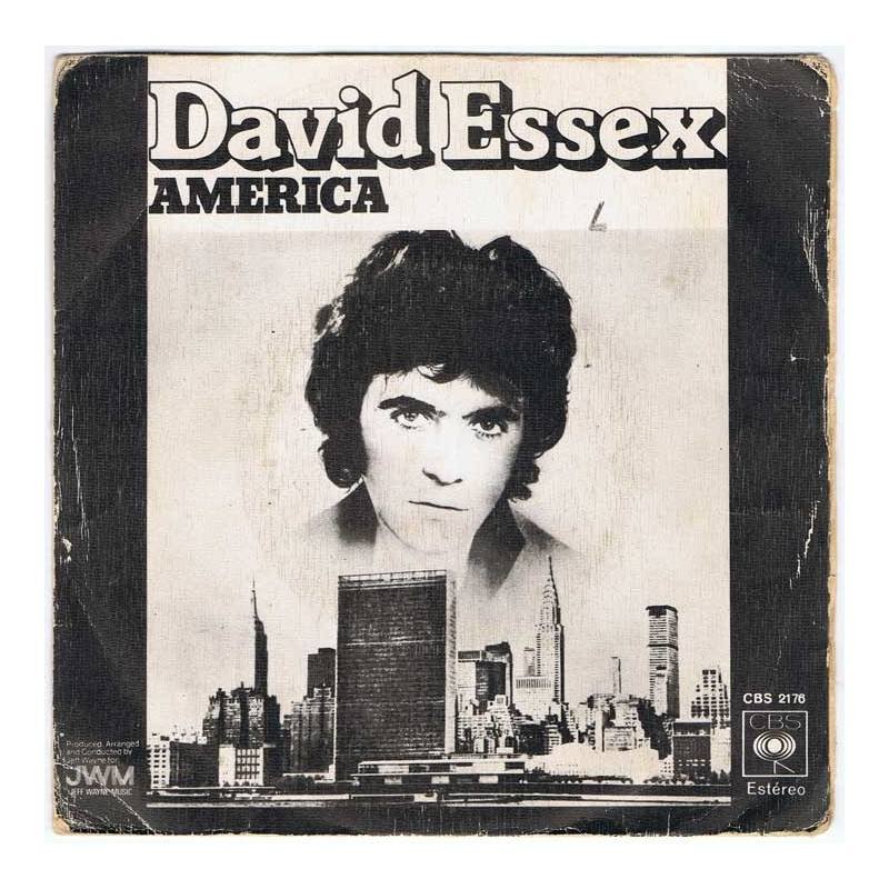 David Essex - America / Baila Muchachita - CBS 1974 - Single