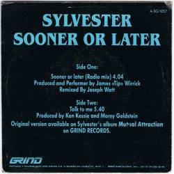 Sylvester - Sooner or Later + Talk to me - Single