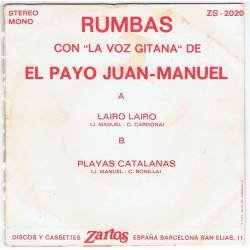 Rumbas. El Payo Juan Manuel - Lairo Lairo / Playas catalanas - Single