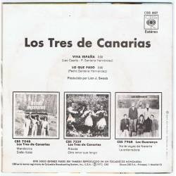 Los Tres de Canarias - Viva España / Lo que pasó - Single