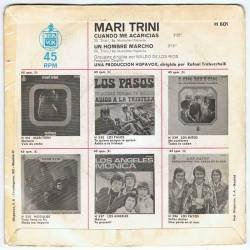 Mari Trini - Cuando me acaricias / Un hombre marchó - Single