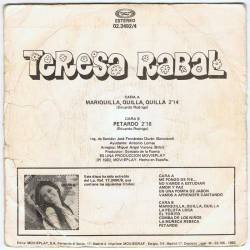 Teresa Rabal - Mariquilla, quilla, quilla / Petardo. Single