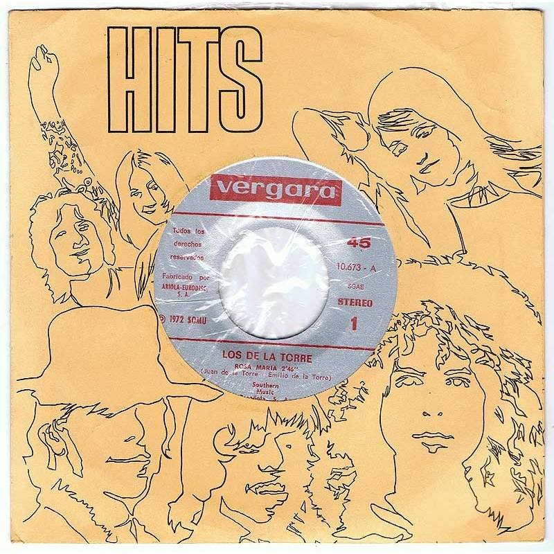 Los de la Torre - Rosa María / Niña, deja de llorar. Single promo Vergara