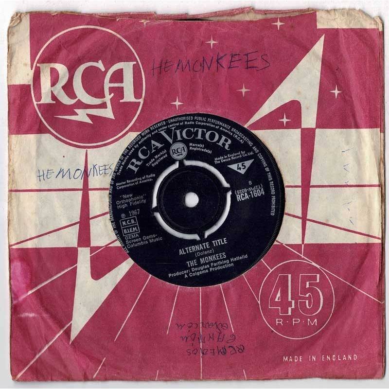 The Monkees - Alternate Title / Forget That Girl. Single